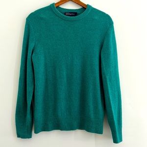 Men’s GAP Green Lambswool Long Sleeved Round Neck Sweater